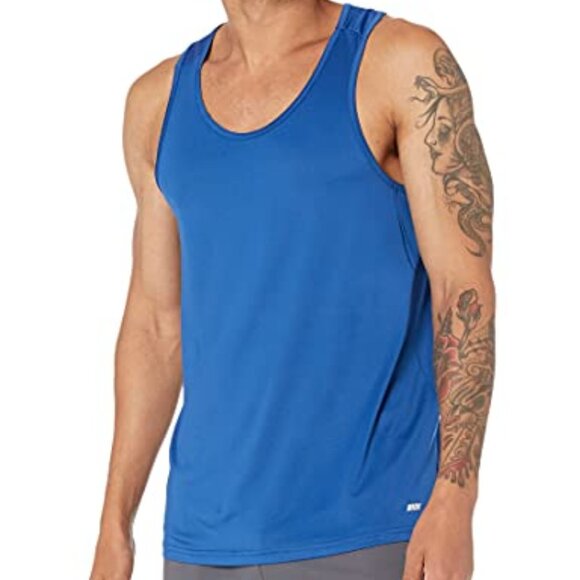 Amazon Essentials Men's Active Quick Dry Tech, Bright Blue Medium - Picture 1 of 1